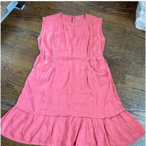 Anthropologie Maxi Dress XL Black, Pink, Red, Orange, Peach - Picture 11 of 13